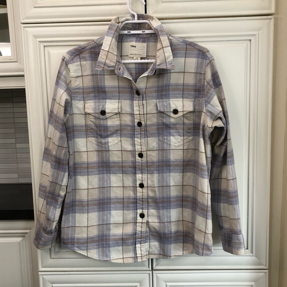 Tilley women’s plaid flannel shirt